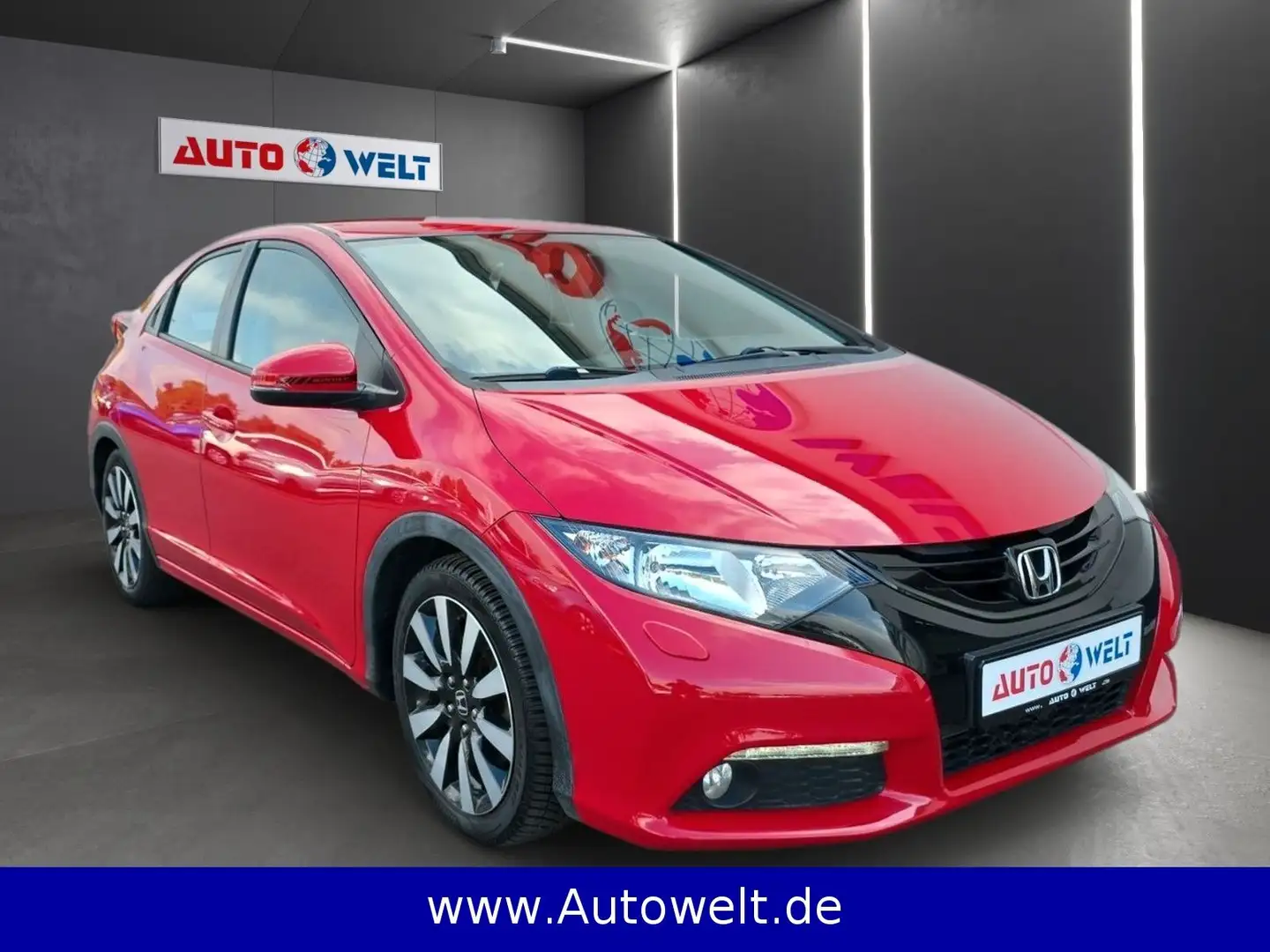 Honda Civic 1.8 Sport 5-trg Klima Navi Sitzhz Tempomat Rouge - 2