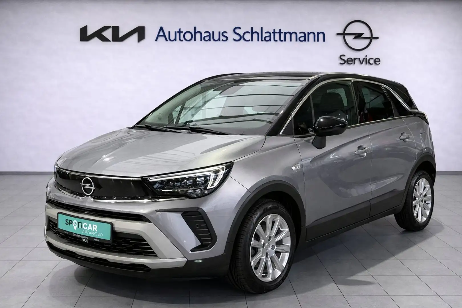 Opel Crossland X 1.2 Turbo "Elegance"*Navi*RFK*SHZ*LHZ Gris - 1