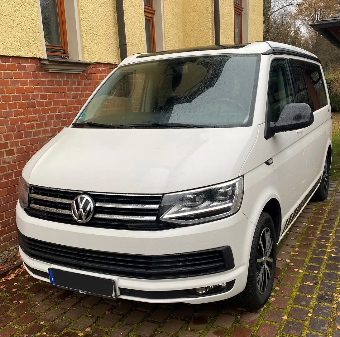 Volkswagen T6 California Beach mit Campingausstattung Weiß - 1