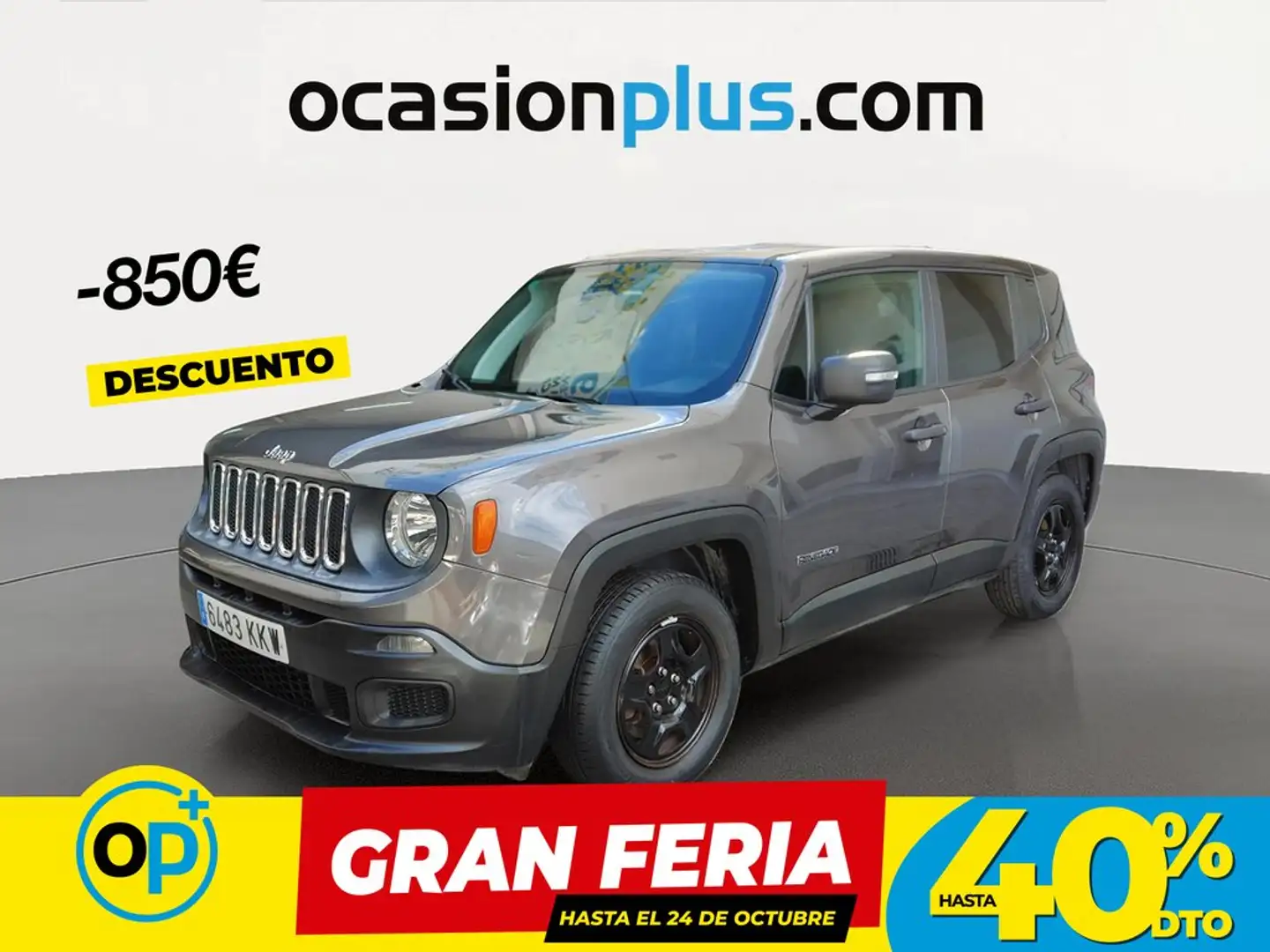 Jeep Renegade 1.6 E.TorQ Sport 4x2 Gris - 1