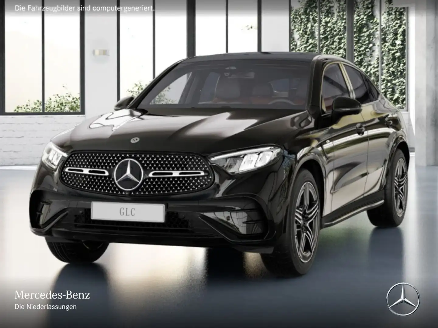 Mercedes-Benz GLC 300 e 4M AMG+NIGHT+PANO+360+LED+BURMESTER+TOTW Schwarz - 2