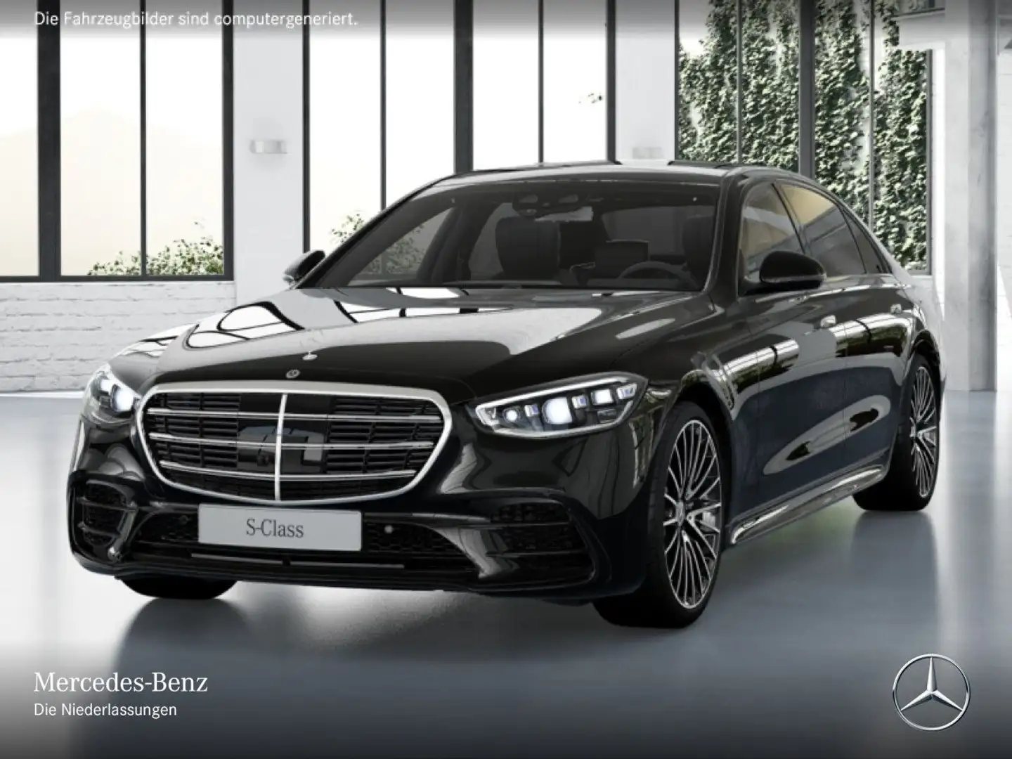 Mercedes-Benz S 500 L 4M AMG+NIGHT+PANO+DIGITAL-L+BURMESTER3D Negro - 2