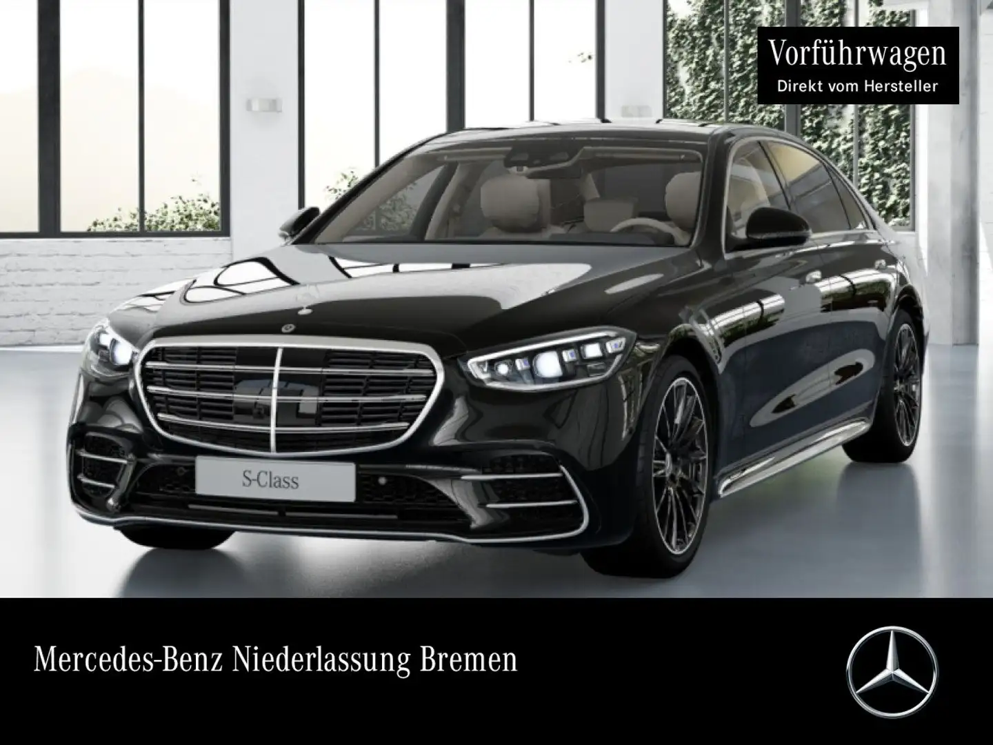 Mercedes-Benz S 350 d L 4M AMG+PANO+360+DIGITAL-L+BURMESTER3D Schwarz - 1