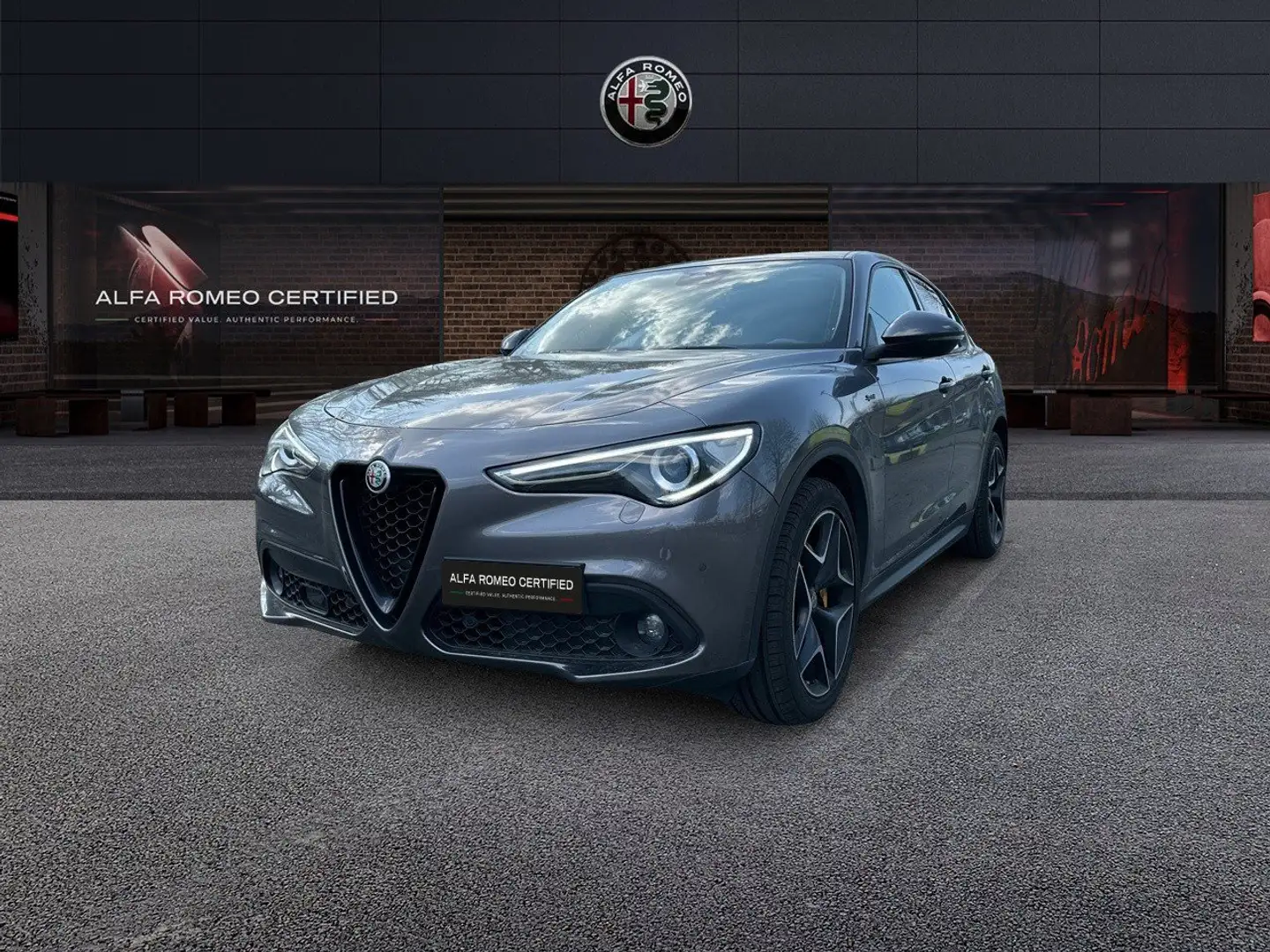 Alfa Romeo Stelvio 2.2 Turbo Diesel 190CV Sprint AT8 Q4 Grigio - 1