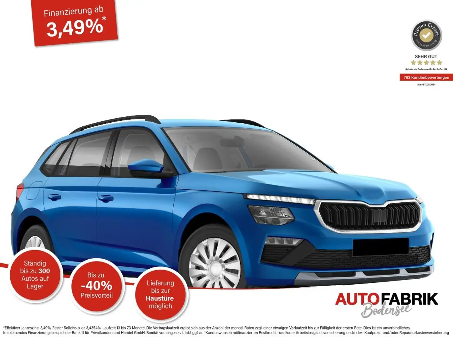 Skoda Kamiq Selection 1.5 TSI DSG AHK*Android Auto*SHZ*Kamera* Blau - 1