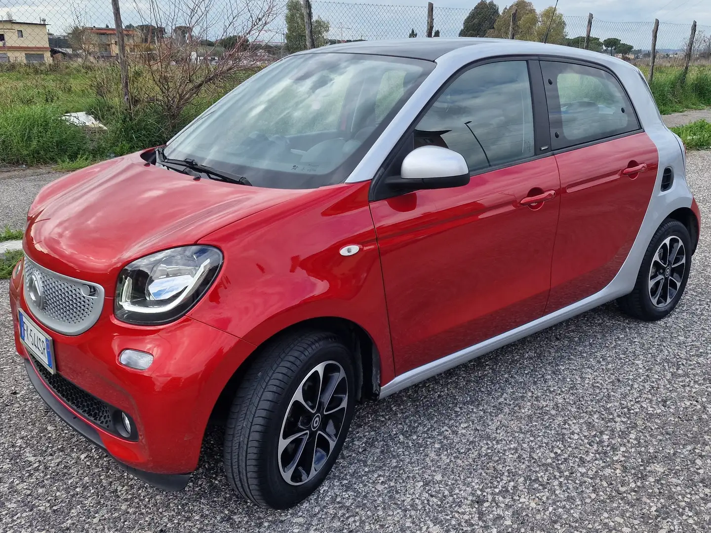 smart forFour Forfour II 2015 1.0 Passion 71cv twinamic Rosso - 2