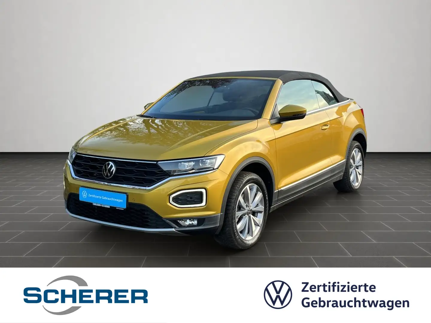 Volkswagen T-Roc 1.0 TSI Style NAVI SHZ LED ACC Gelb - 1