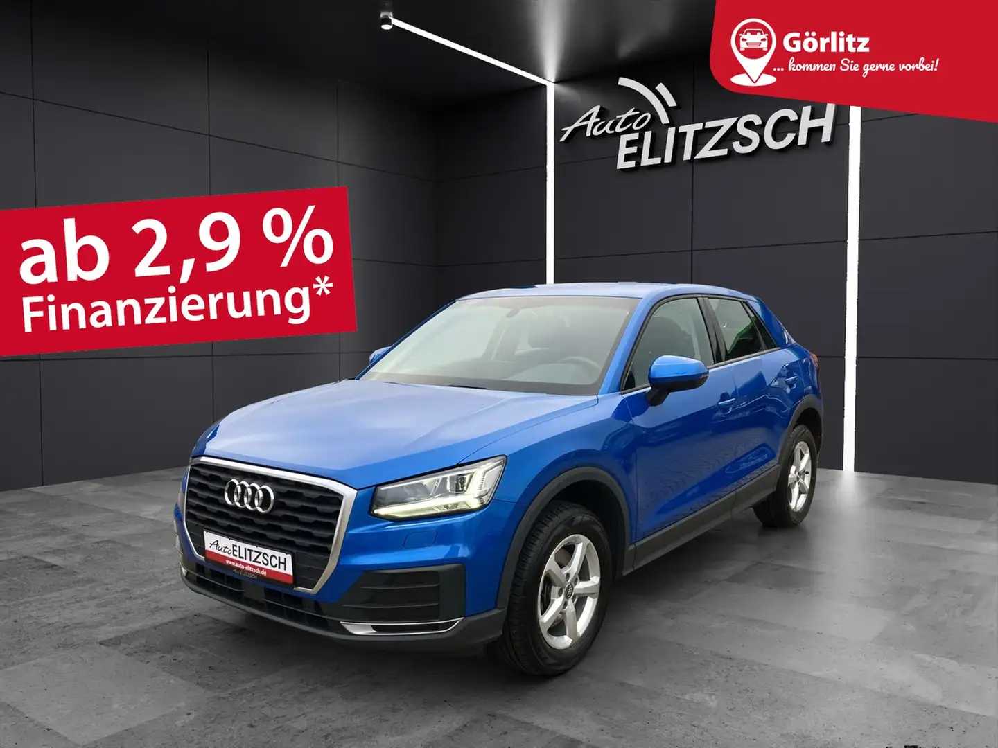 Audi Q2 1.4 TFSI LED GRA RFK SHZ Bleu - 1