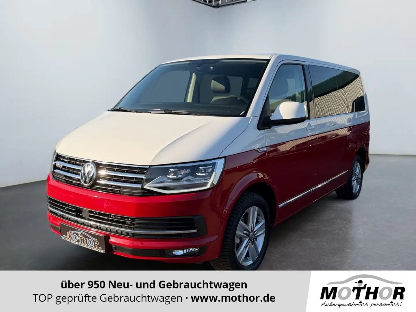 Volkswagen T6 Multivan 4Motion 2.0 TDI ACC KAM NAVI SHZ Blanco - 1