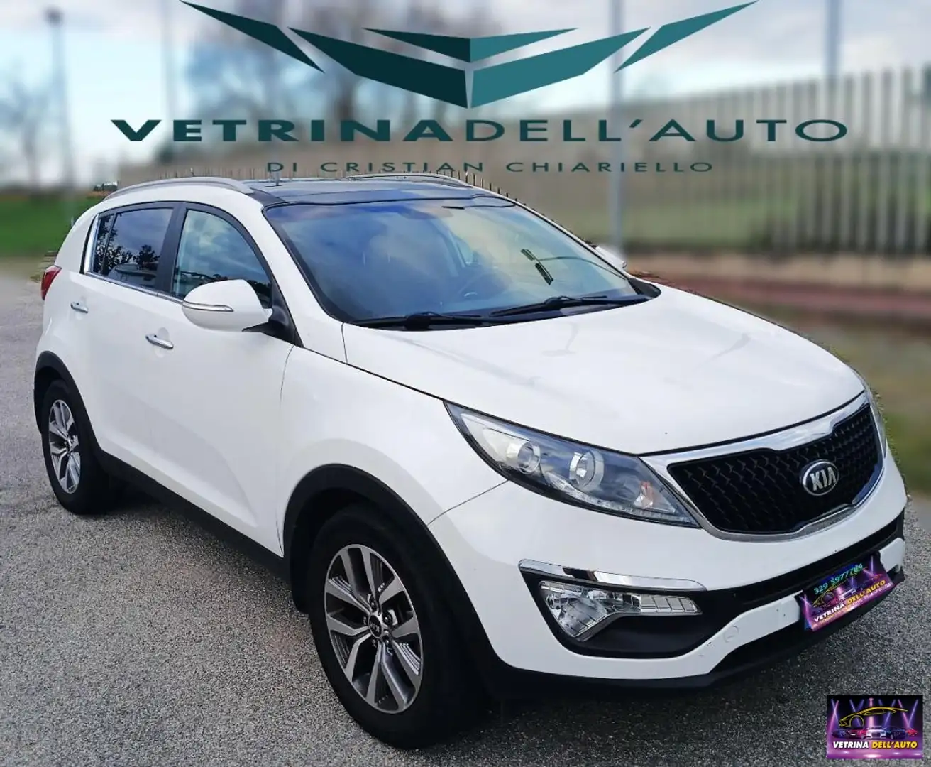 Kia Sportage 1.6 T-GDI DCT AWD GT Line Weiß - 1