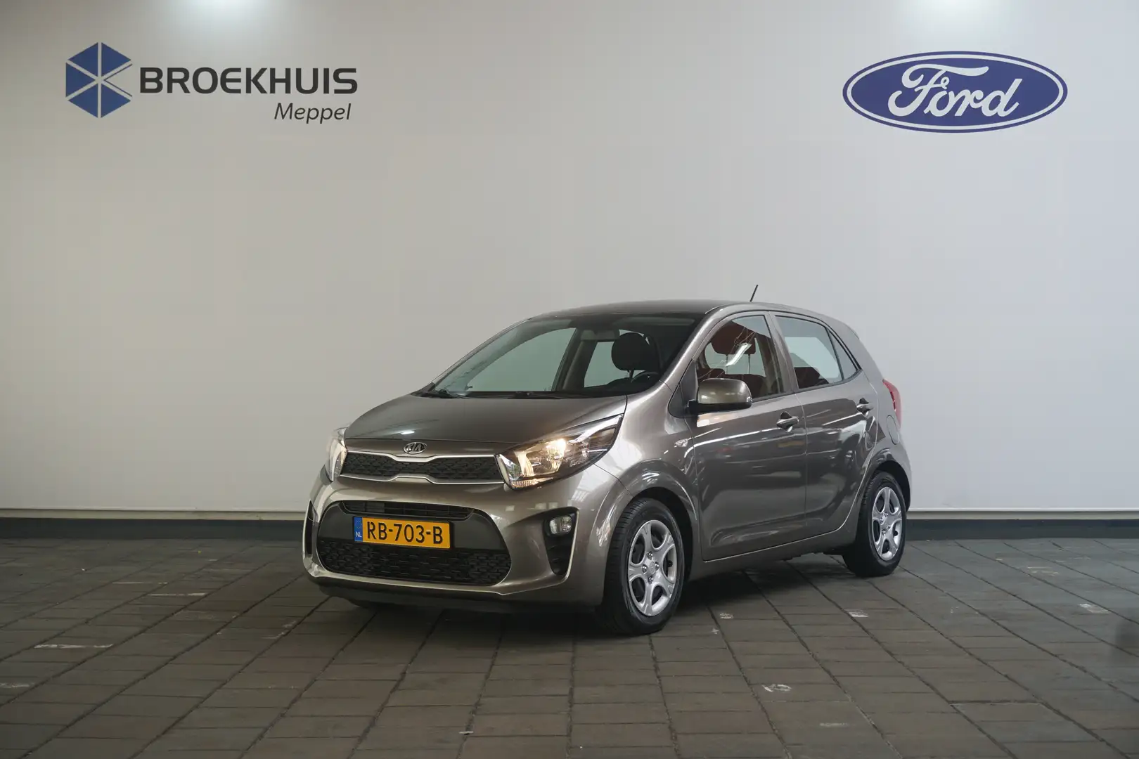 Kia Picanto 1.0 CVVT EconomyPlusLine | Airco | Eerste Eigenaar Gris - 2