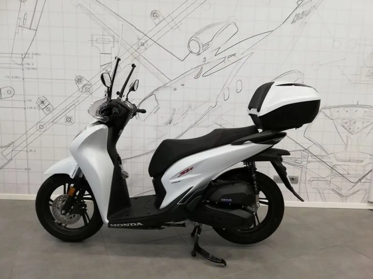 Honda SH 125 ABS  PEARL COOL WHITE SPORT - 2