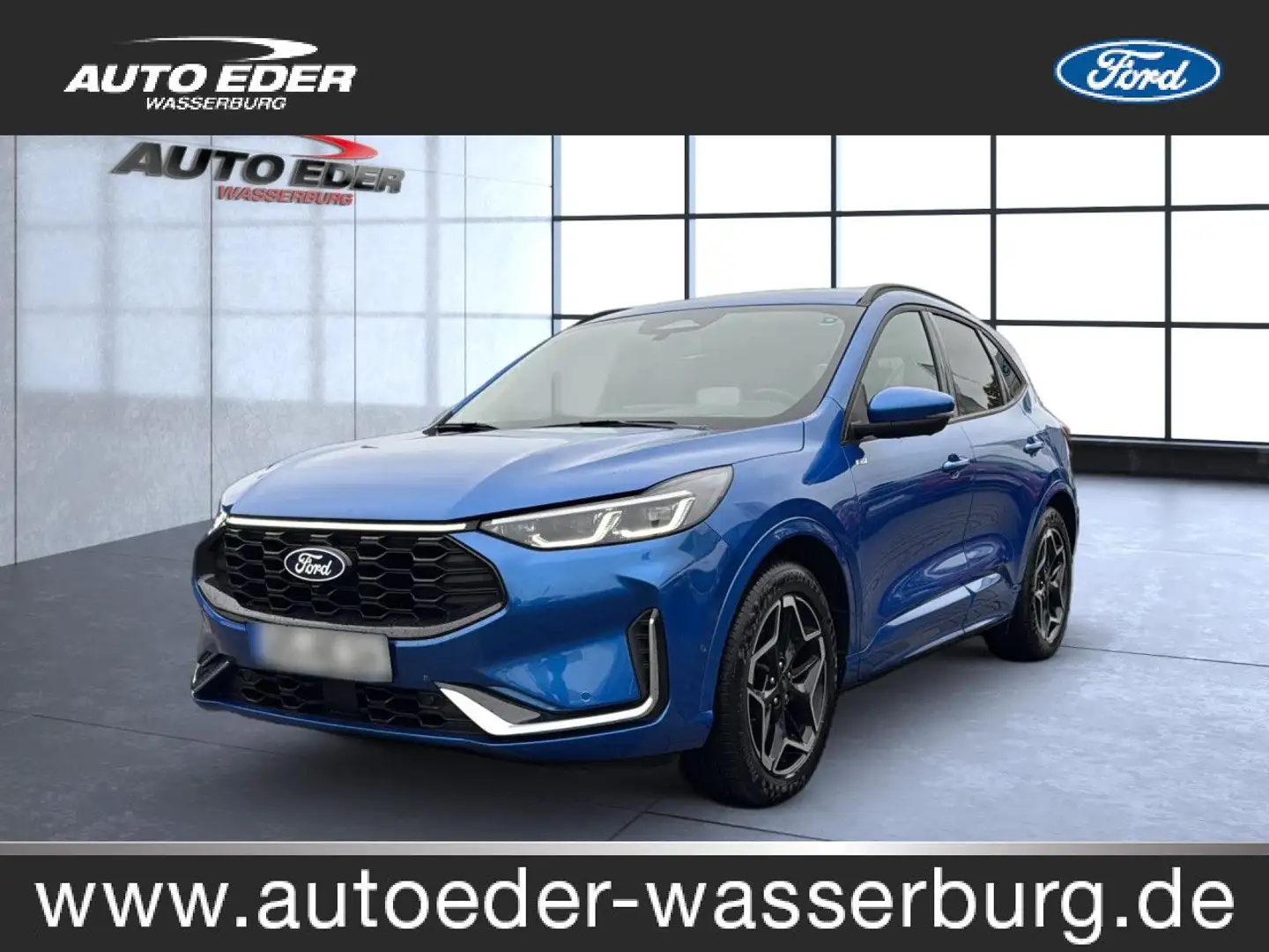 Ford Kuga ST-Line X 2.5 FHEV FWD Bluetooth Navi LED Blauw - 1