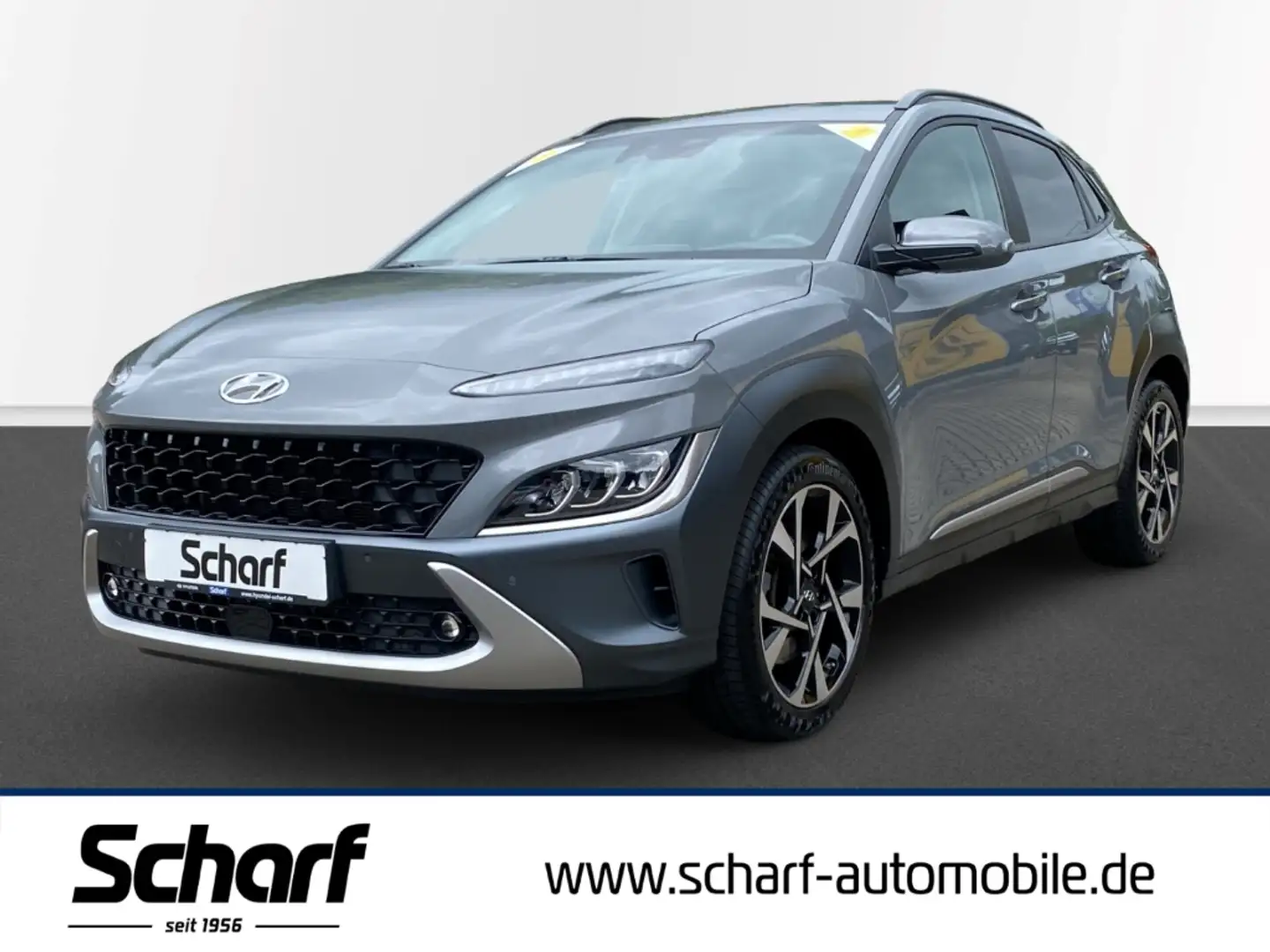 Hyundai KONA Prime 2WD Navi LED HUD ACC Klimaautom. Grijs - 1