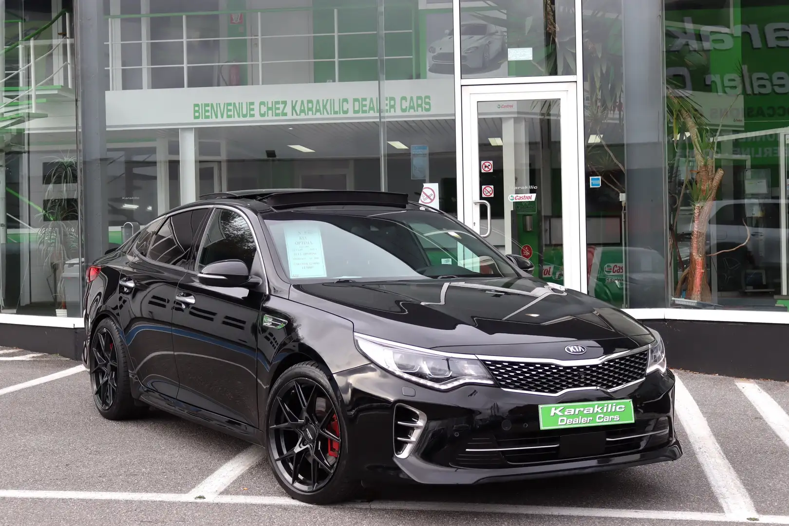 Kia Optima 2.0T-GDi 245CV GT-LINE BOITE AUTO PANO FULL OPTION Noir - 1