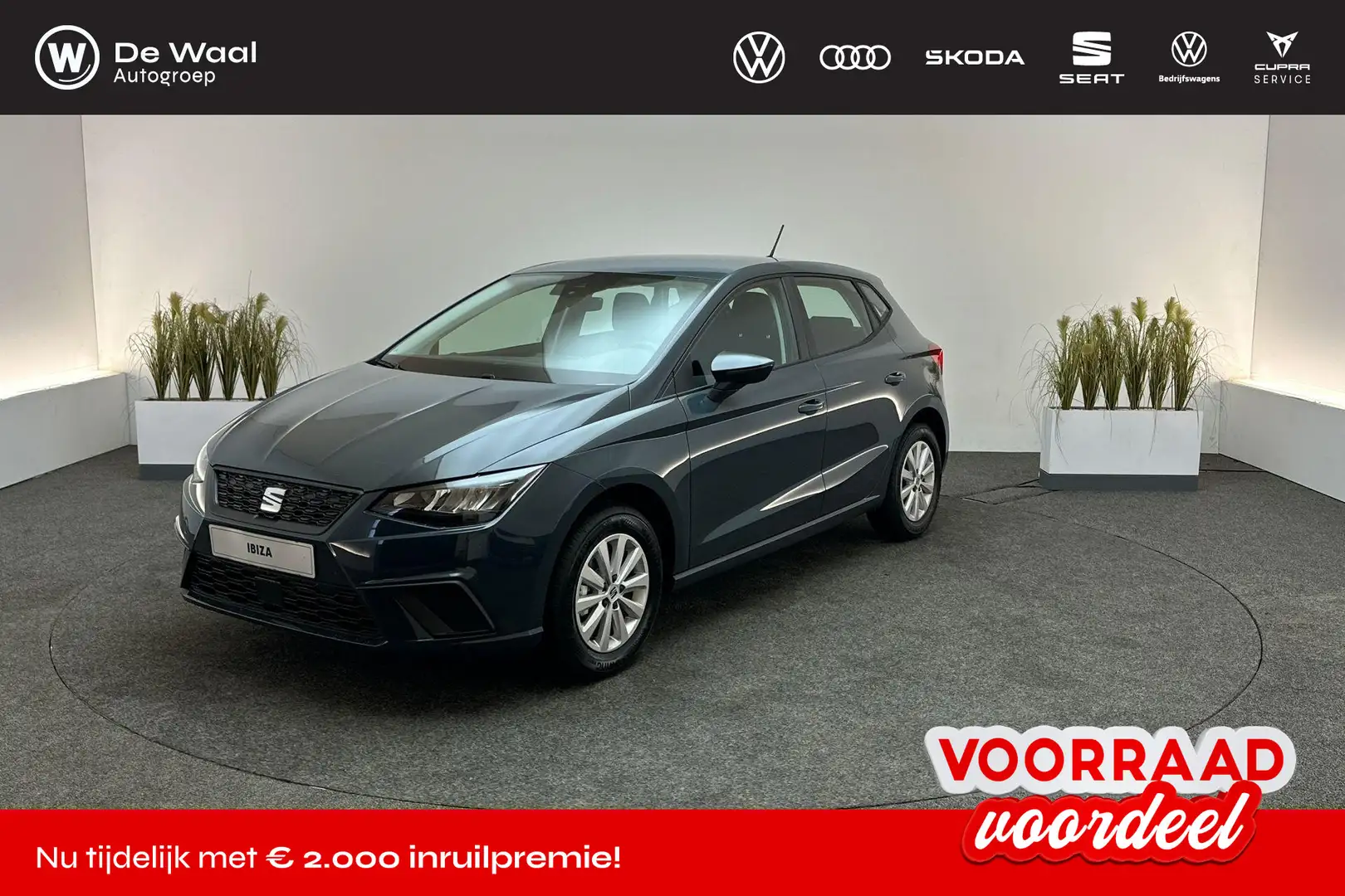 SEAT Ibiza Style Business Connect 1.0 EcoTSI Grijs - 1