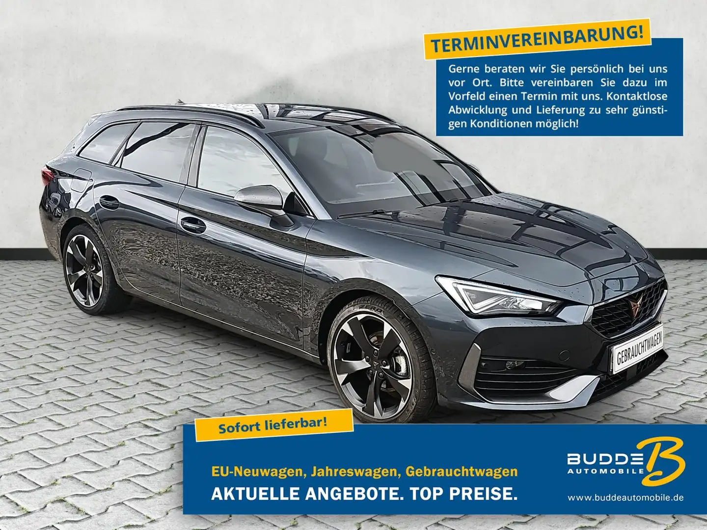 CUPRA Leon Sportstourer 1.5 eTSI DSG VisonPlus / Kessy Сірий - 1
