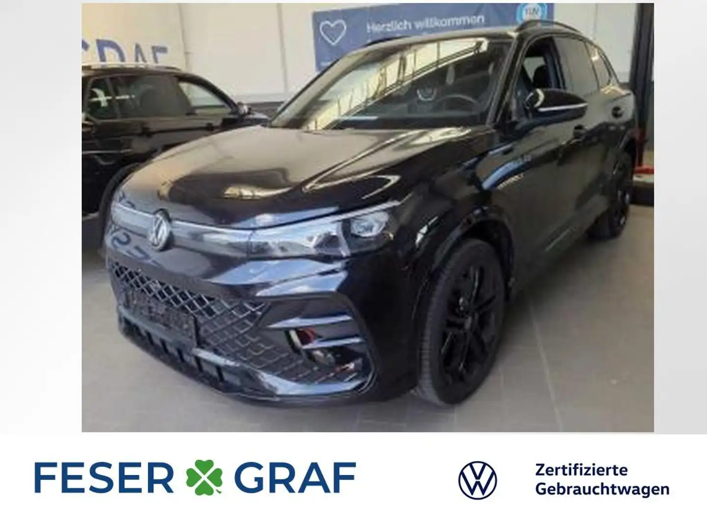 Volkswagen Tiguan R-Line 2.0TDI 4M 142kW DSG AHK Pano Black Schwarz - 1