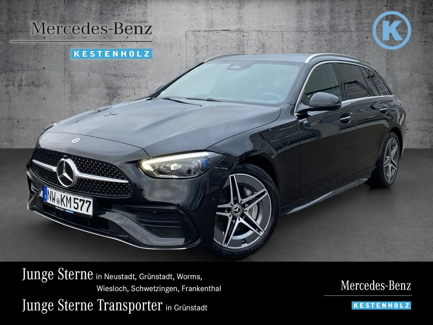 Mercedes-Benz C 220 C 220 d T AMG+DISTRO+MEMO+KAMERA+AHK+BURME-3D Navi Schwarz - 1