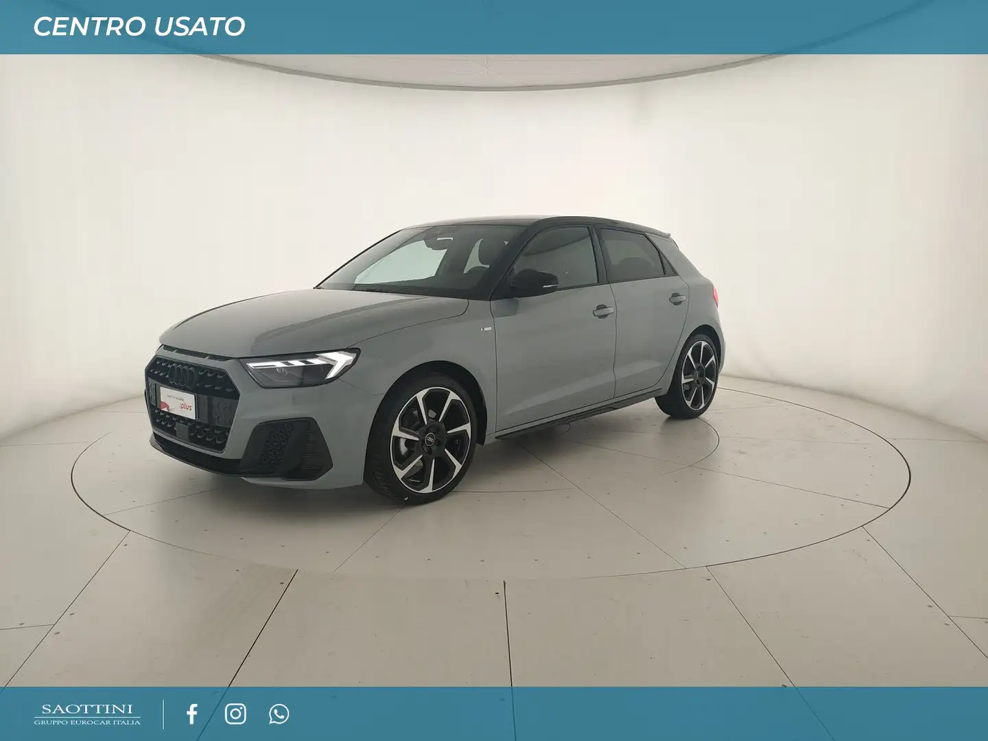 Audi A1 Sportback 30 1.0 TFSI S line edition S tronic Grigio - 1