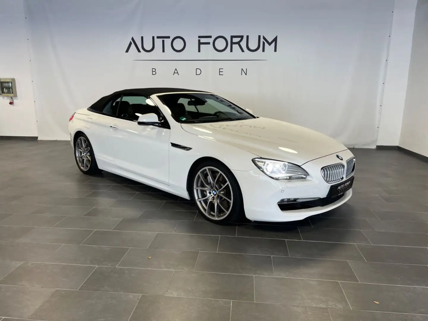BMW 650 Cabrio 650i*Softc.*HUD*Memory*Spur*RFK* Weiß - 2
