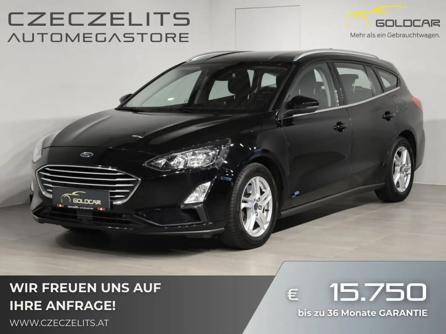 Ford Focus Traveller 1,0 EcoBoost Cool & Connect Aut. Schwarz - 1