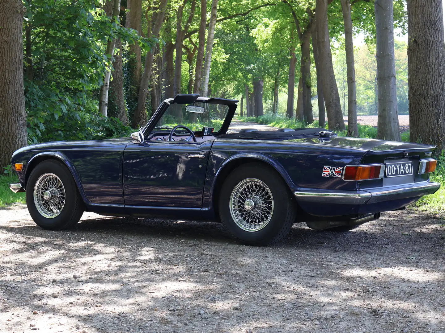 Triumph TR6 Soft Top Blauw - 1
