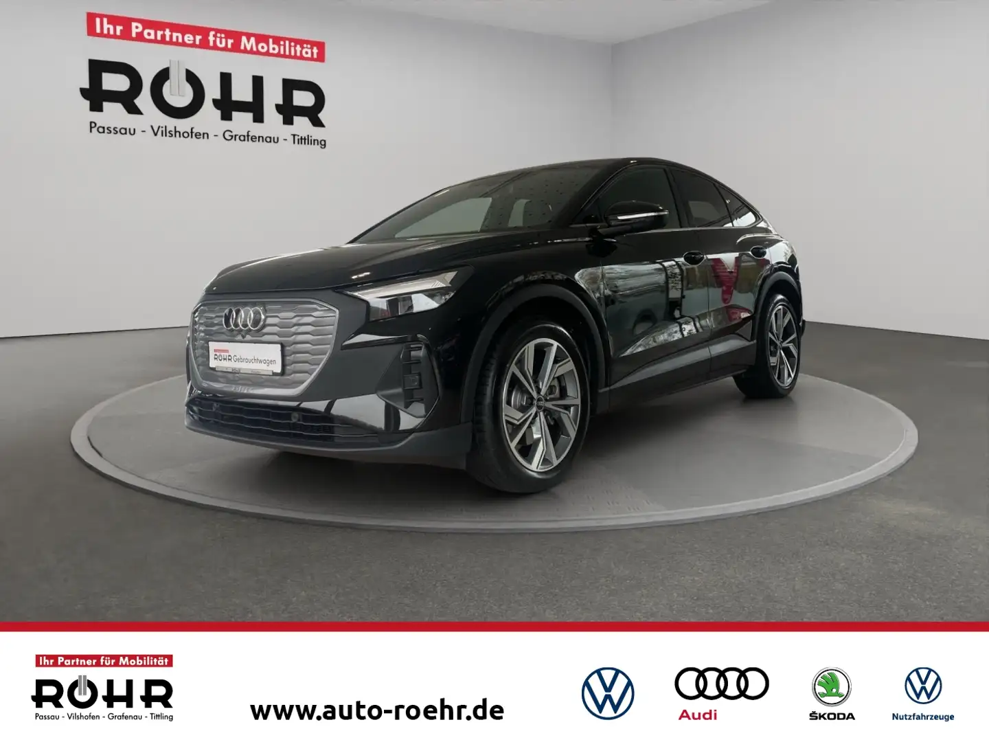 Audi Q4 e-tron Q4 Sportback e-tron (AHK.PDC.LED.NAVI.DAB.SHZ) 45 Schwarz - 1