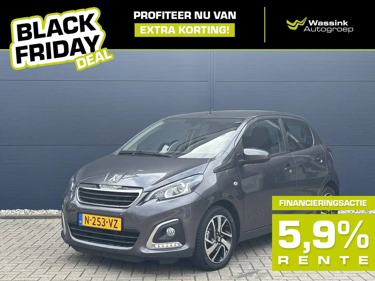 Peugeot 108 1.0 e-VTi 72pk 5D Allure | BLACK FRIDAY DEAL | Blu Gris - 1