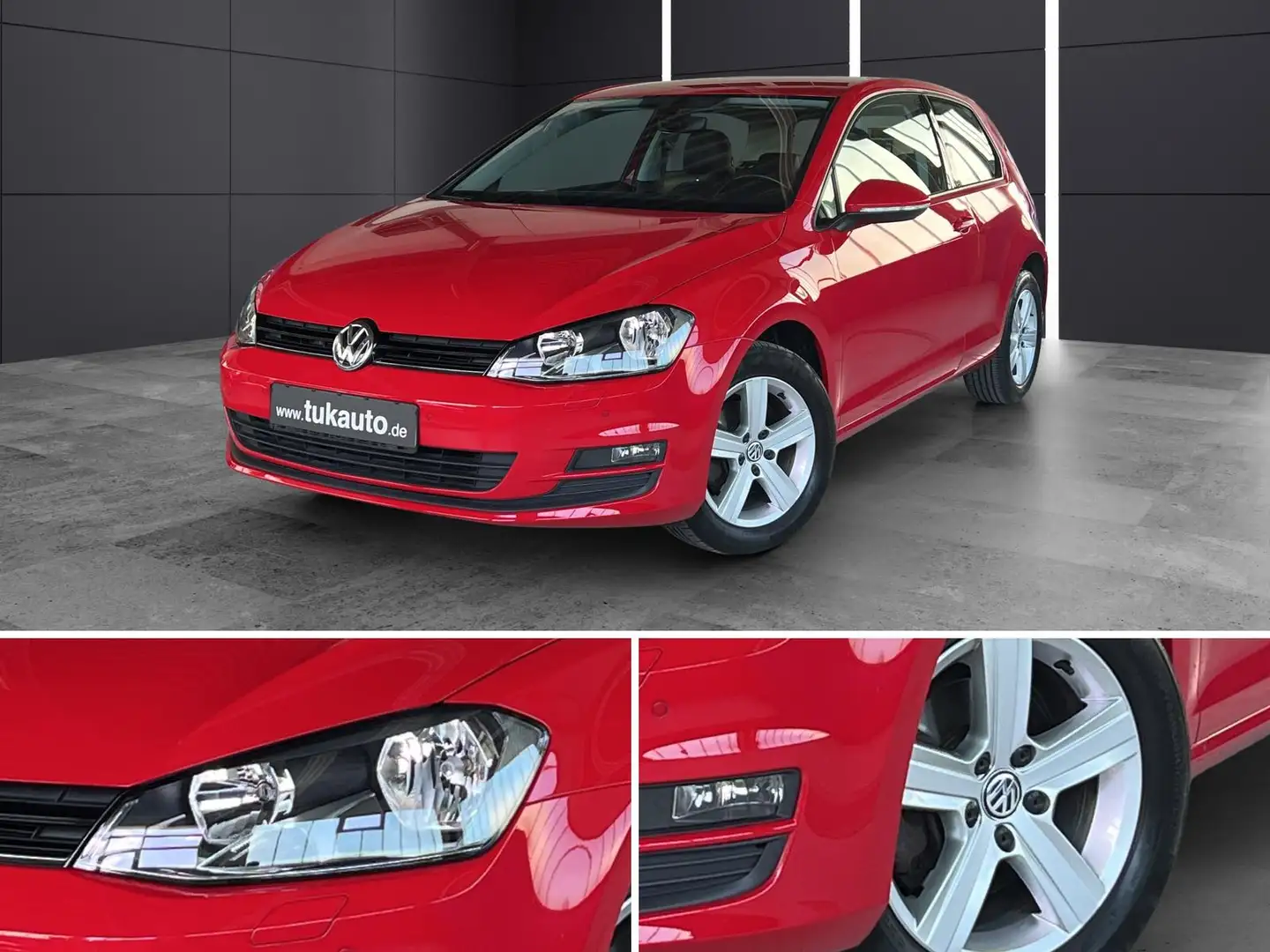 Volkswagen Golf 1.6 TDI CL|1.HAND|CAM|NAV|TEMPO|MASSAGE|DSG Rosso - 1