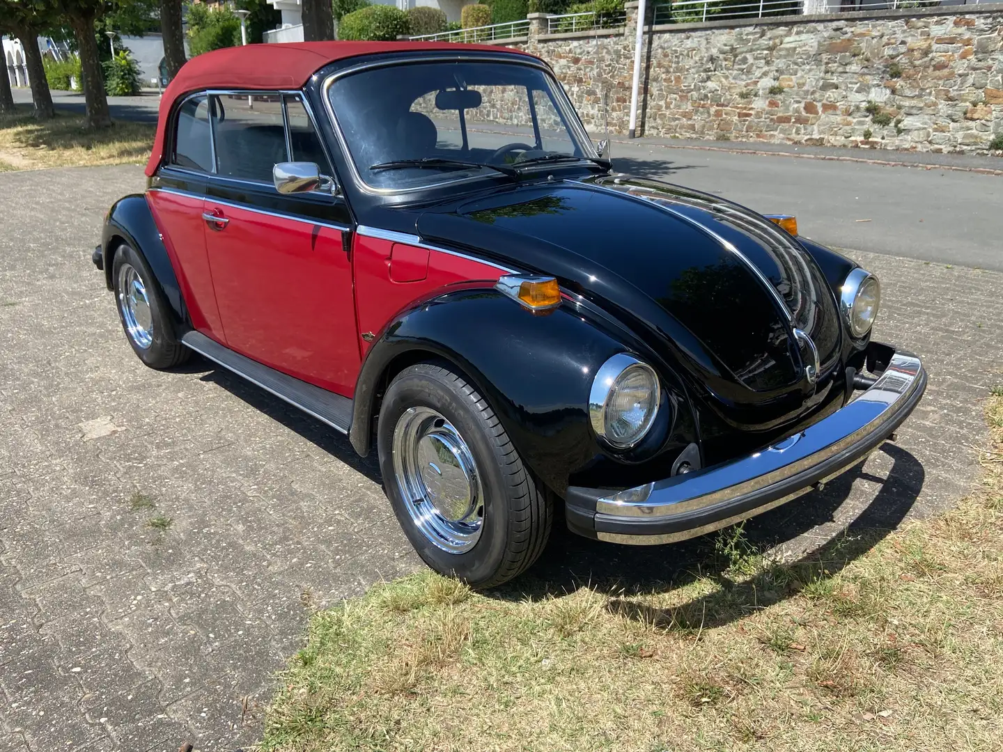 Volkswagen Käfer 1303 Cabrio exzellente Karosse Trockeneisgestrahlt Nero - 1