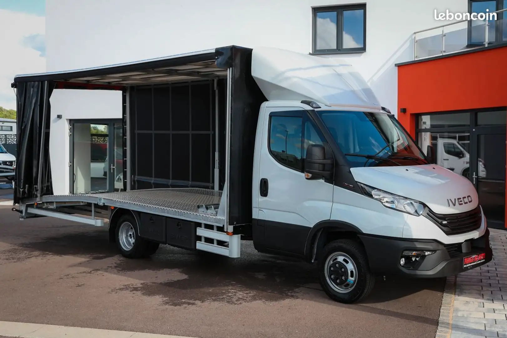 Iveco Daily 35C16 3.0 160ch porte voiture neuve bâchée roues jumelées Blanc - 2