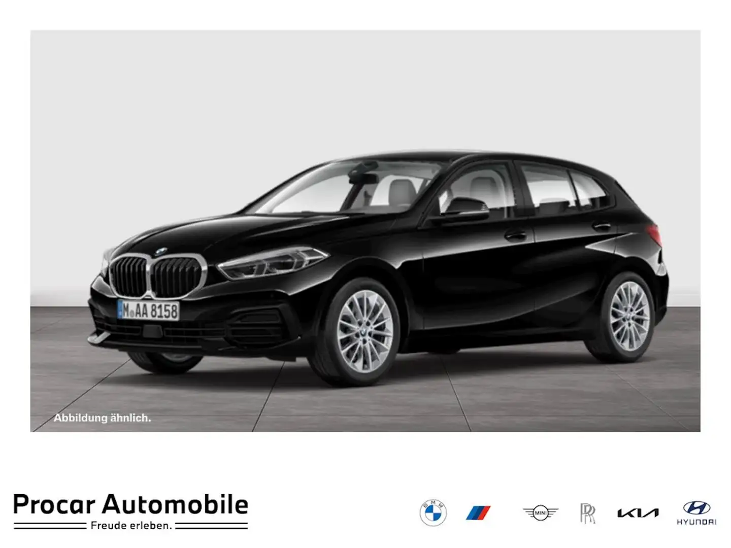 BMW 118 i ADVANTAGE+LED+PDC+SHZ+AUT Schwarz - 1