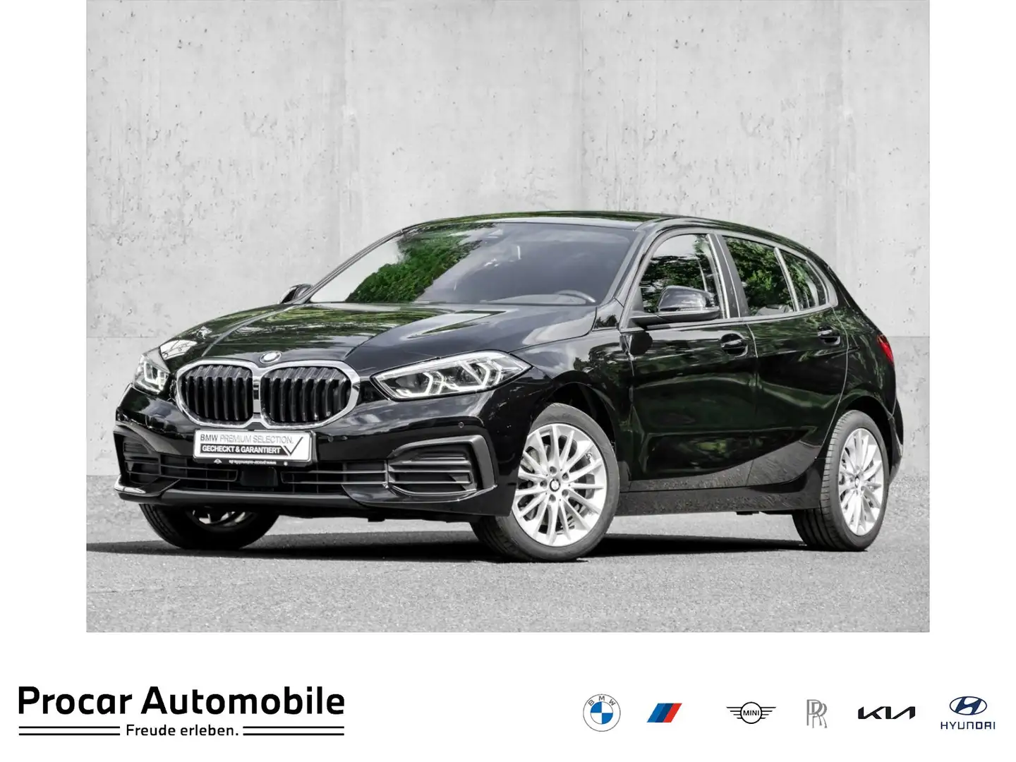 BMW 118 i ADVANTAGE+LED+PDC+SHZ+AUT Schwarz - 1