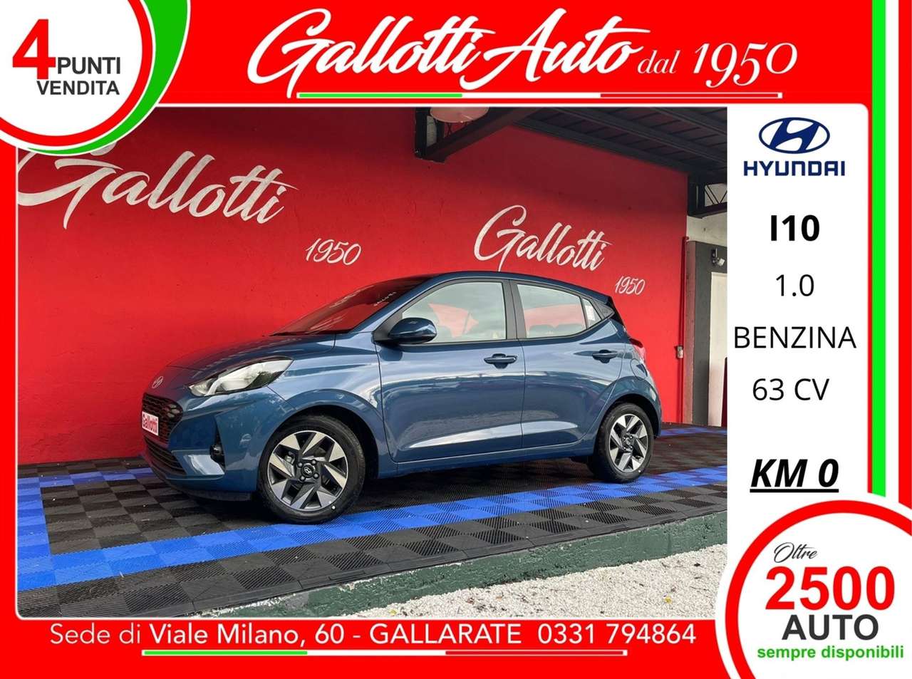 Hyundai i10 Connectline 1.0 benzina 63cv  - SENZA VINCOLI DI