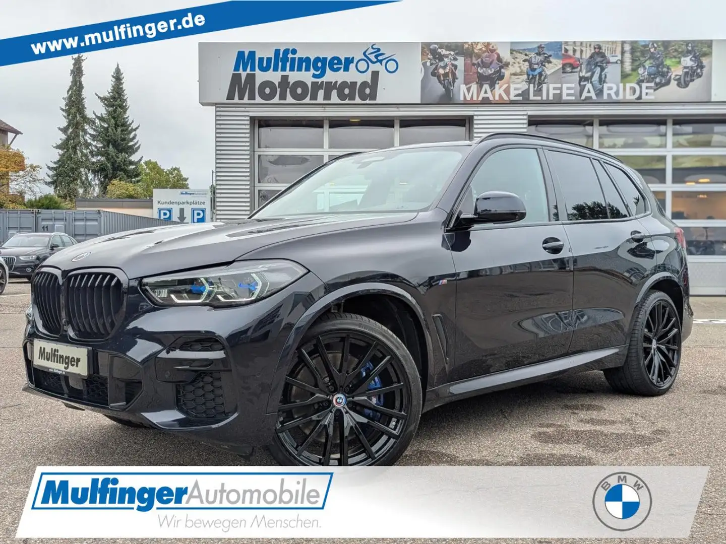 BMW X5 M50i HUD ACC PanoD.Laser KomfS.SuView.H/K 22" Nero - 1