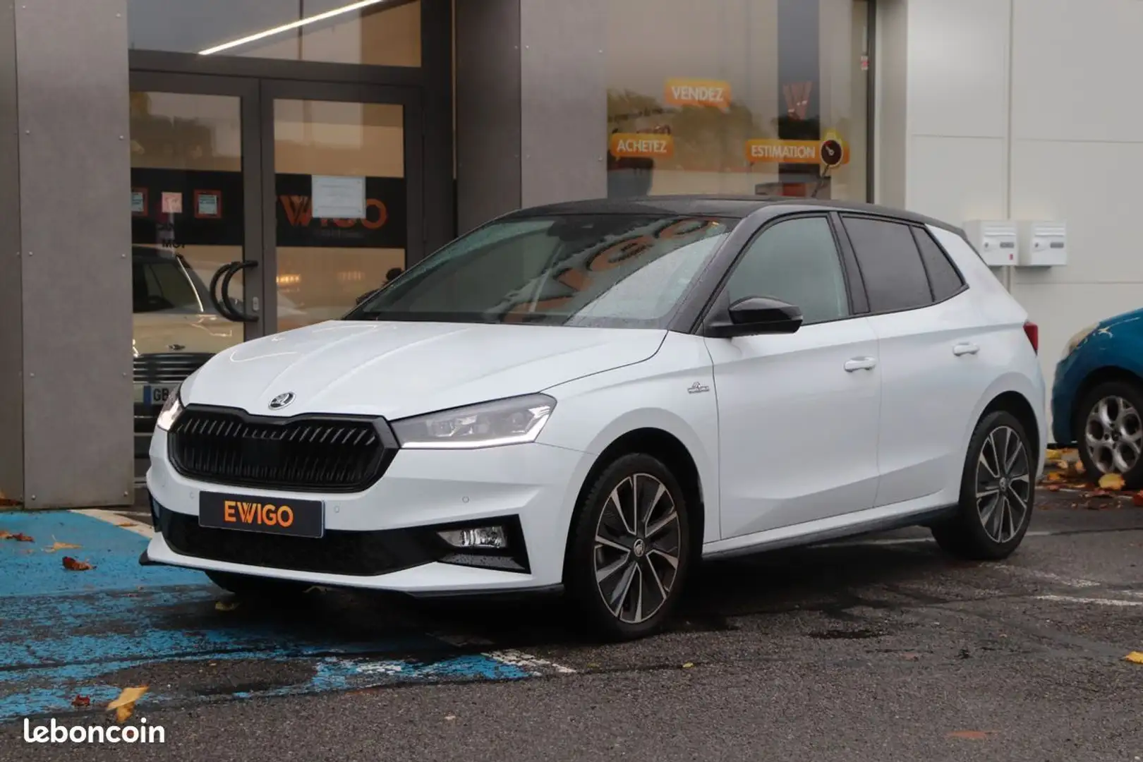 Skoda Fabia 1.0 tsi 110 cv monte carlo dsg bva carplay Blanc - 1