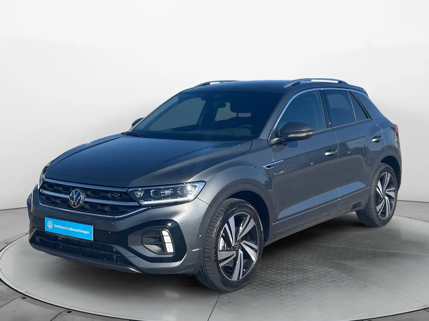 Volkswagen T-Roc 1.5TSI R-Line DSG Pano AHK Navi LED Kamera Grau - 2