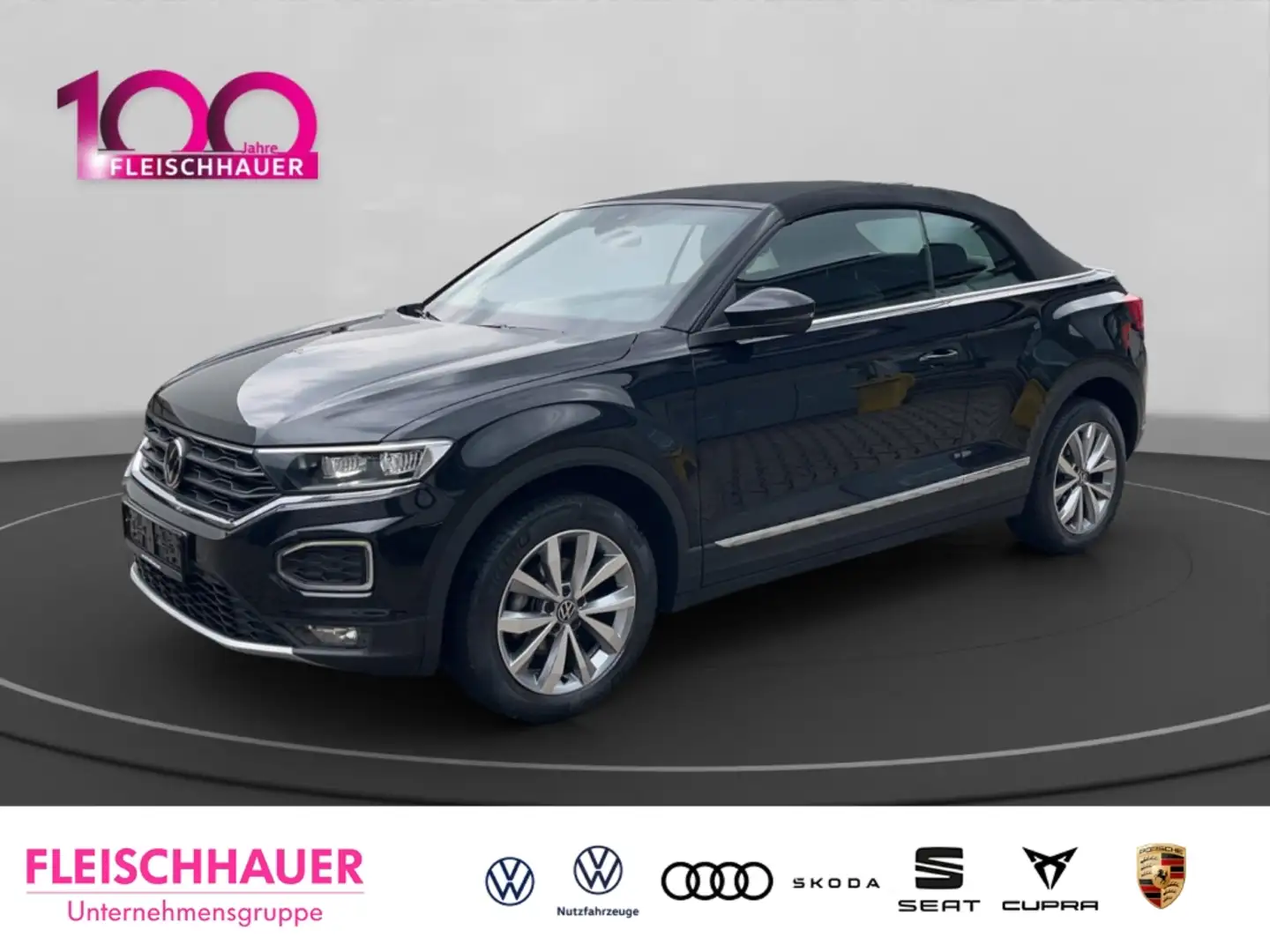 Volkswagen T-Roc Cabriolet 1.5 TS Style Navi LED Einparkhilfe Schwarz - 1