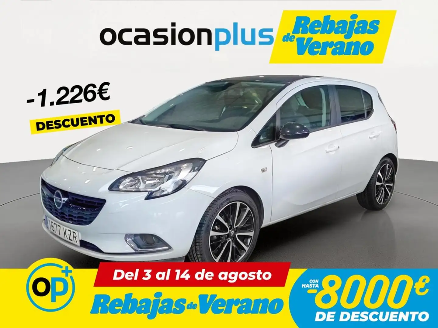Opel Corsa 1.4 GLP Design Line 90 Blanco - 1