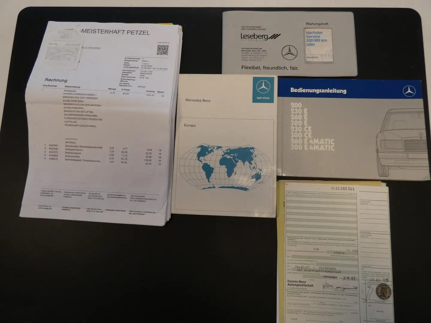 Mercedes-Benz E 260 W124 Autom. Schiebed.H Kennzeichen Weiß - 2