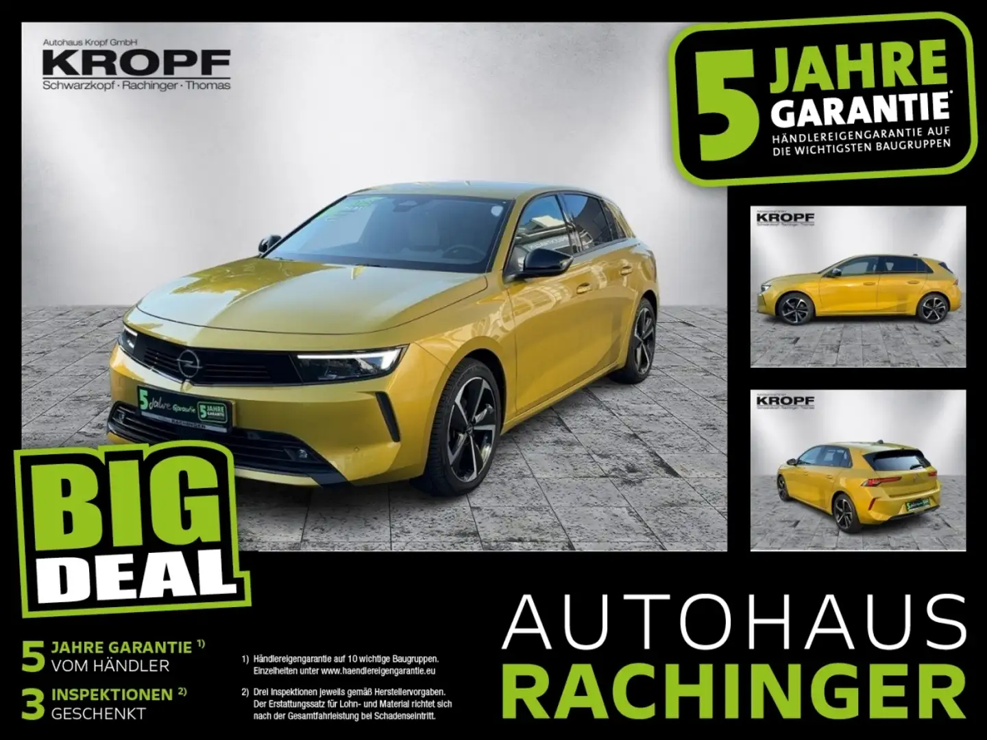 Opel Astra 1.2 Turbo 6E Elegance FLA SpurH KAM LED Gelb - 1