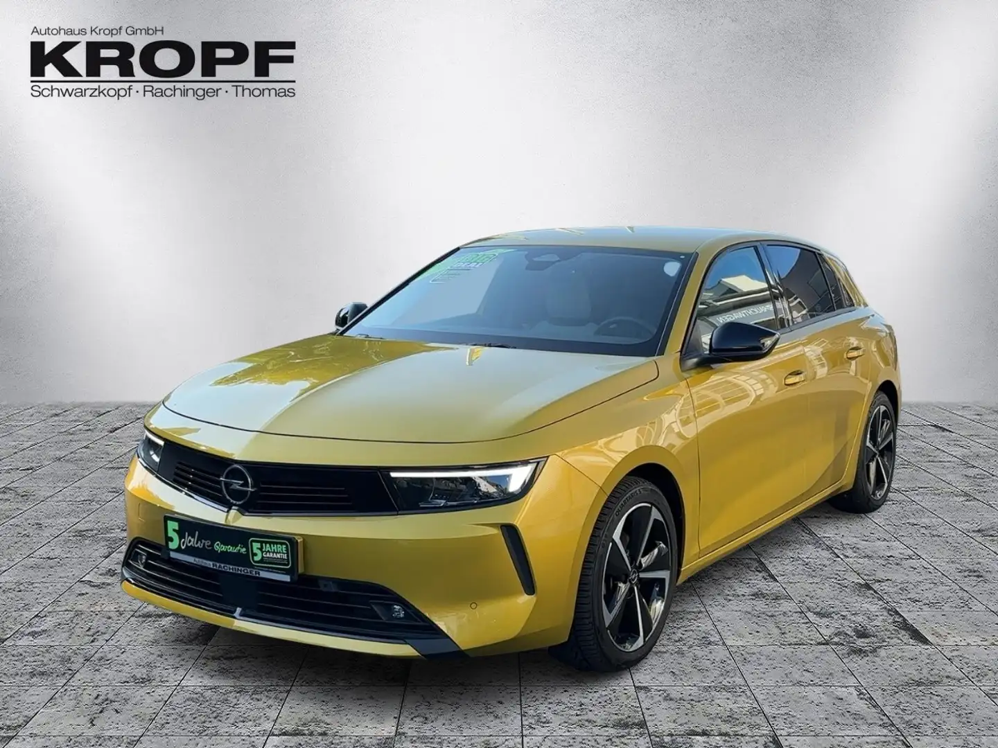 Opel Astra 1.2 Turbo Elegance SHZ SpurH KAM LED Jaune - 2