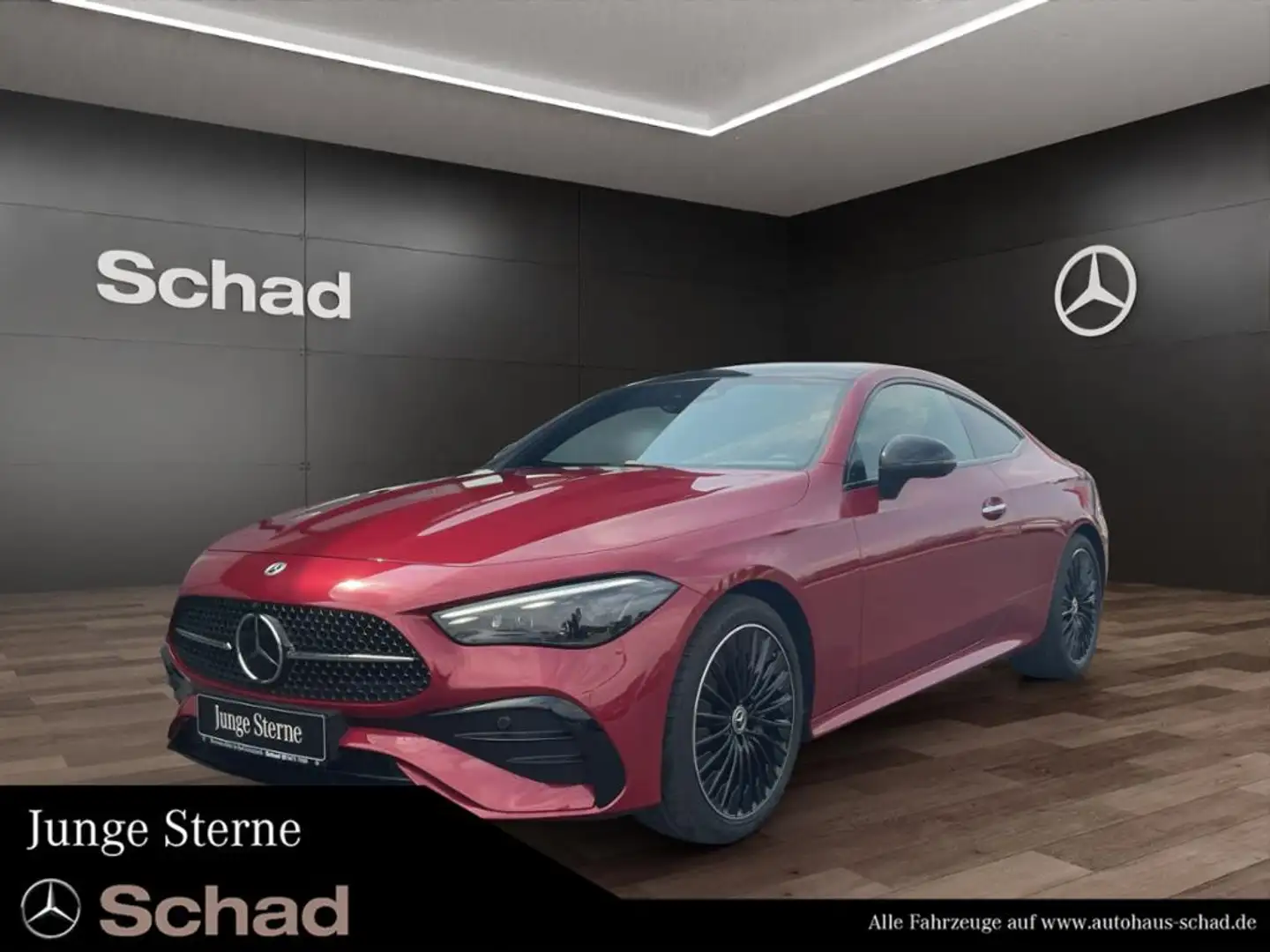 Mercedes-Benz CLE 300 4M AMG+HUD+360°+DIGI LED+DISTR+PANO+BURM Rouge - 1
