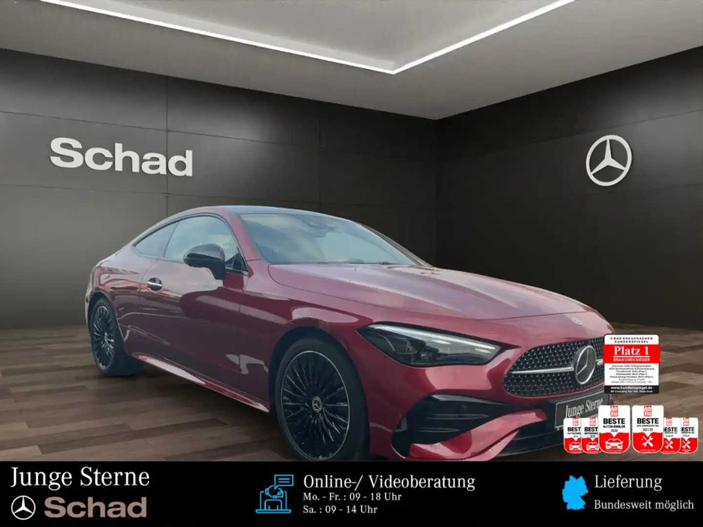 Mercedes-Benz CLE 300 CLE 300 4M AMG+HUD+360°+DIGI LED+DISTR+PANO+BURM Rosso - 1