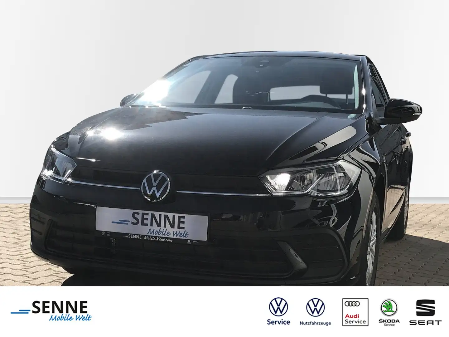 Volkswagen Polo Polo 1.0 App-Connect, LED, Sitzhz, PDC, Garantie Schwarz - 1