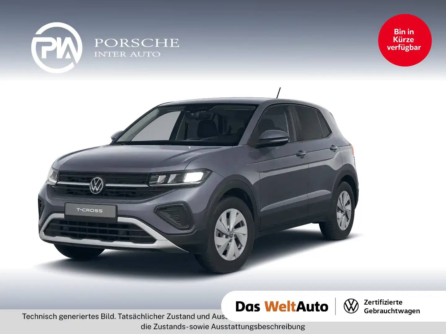 Volkswagen T-Cross 4Me TSI Grau - 1