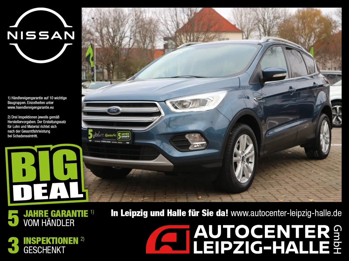 Ford Kuga 1.5 TDCi Cool & Connect Navi Kamera Blau - 1