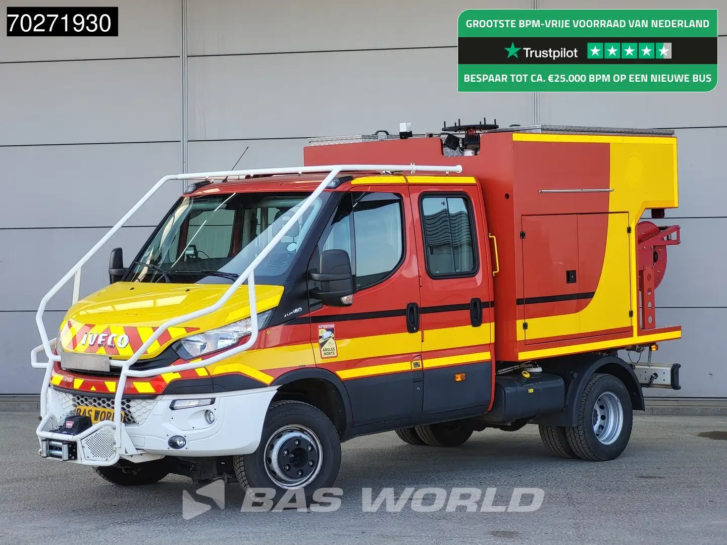 Iveco Daily 70C18 4x4 Achleitner Euro6 3.0L Firetruck Brandwee Roşu - 1