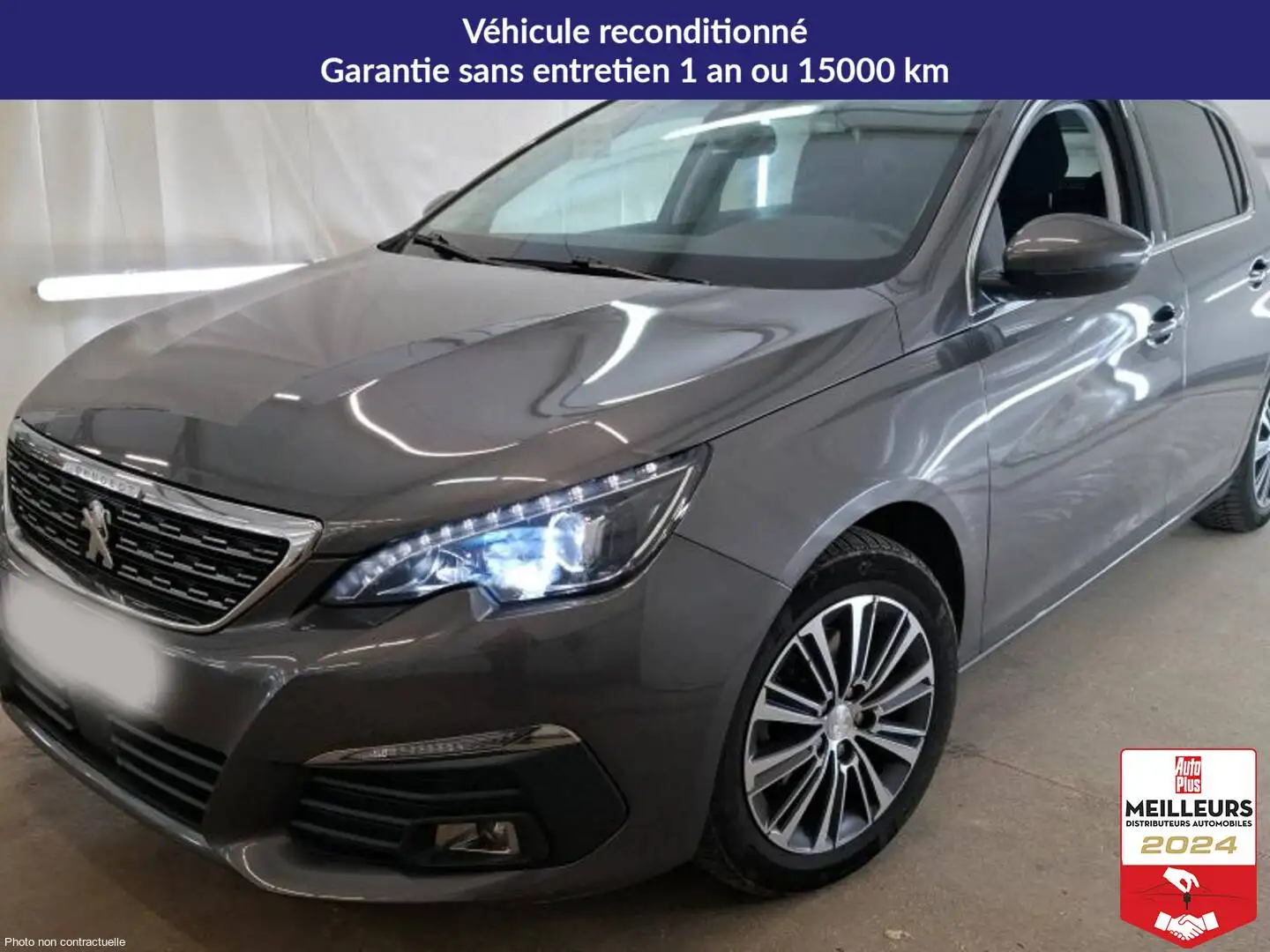 Peugeot 308 PureTech 130 S\u0026S EAT8 Allure +ACC Gris - 1